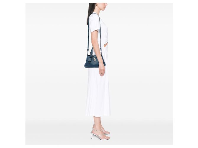 Borsa a tracolla Small Cervo Roma blu Bottega Veneta - vista 5