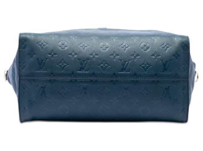 Borsa Louis Vuitton Monogram Empreinte Lumineuse PM blu - vista 3
