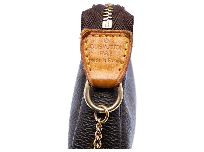 Sac à main Louis Vuitton Monogram Mini Pochette Accessoires marron - vue 5