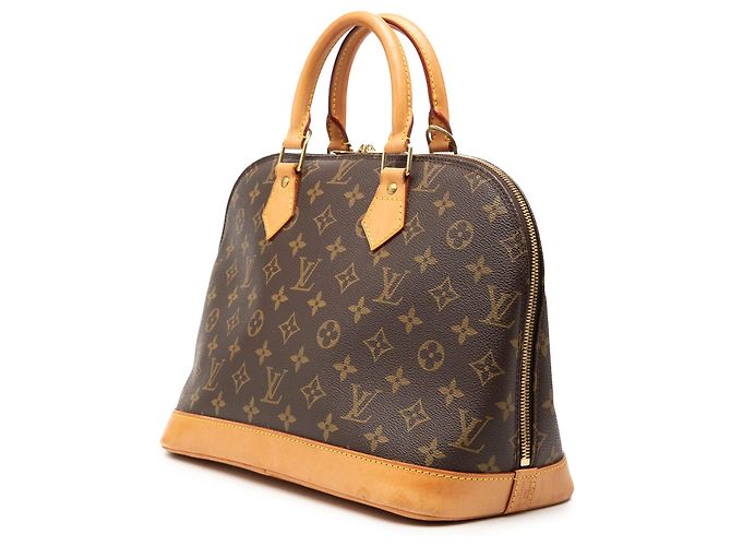 Borsa Louis Vuitton Monogram Alma PM marrone - vista 2