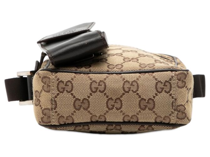 Borsa a tracolla Gucci GG Canvas beige - vista 3