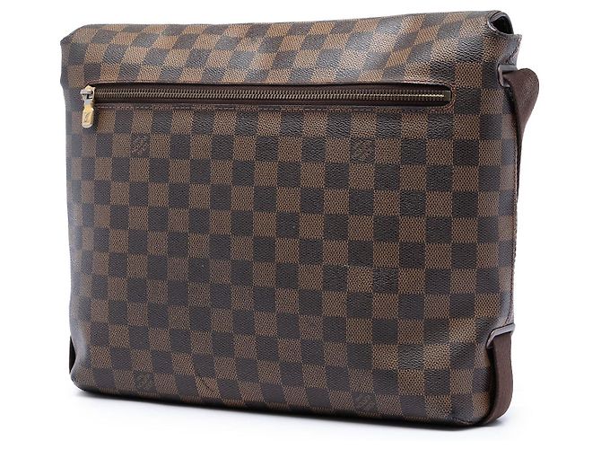 Brown Louis Vuitton Damier Ebene Brooklyn MM Crossbody Bag - view 2