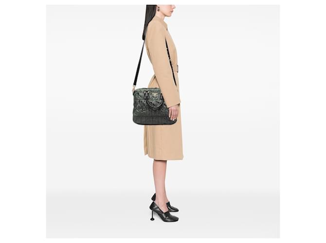 Borsa Prada Tessuto Gaufre verde - vista 6