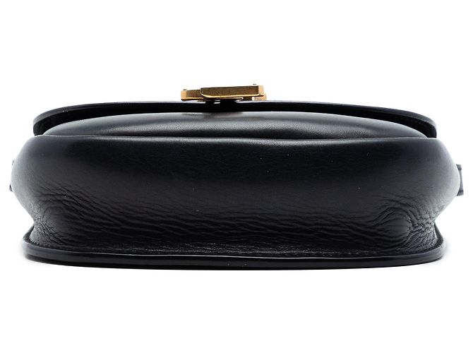 Piccola borsa a tracolla Kaia in pelle nera con monogramma Saint Laurent Nero - vista 3