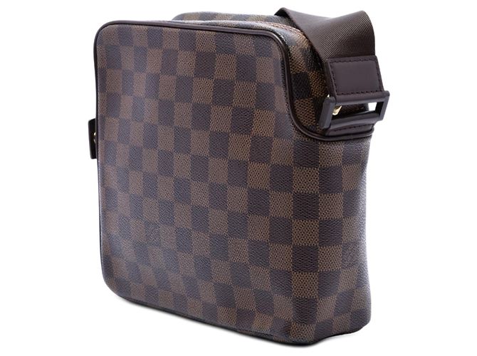 Borsa a tracolla Louis Vuitton Damier Ebene Olav PM marrone - vista 2