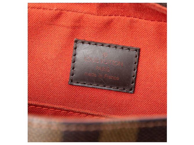 Borsa a tracolla Louis Vuitton Damier Ebene Olav PM marrone - vista 5