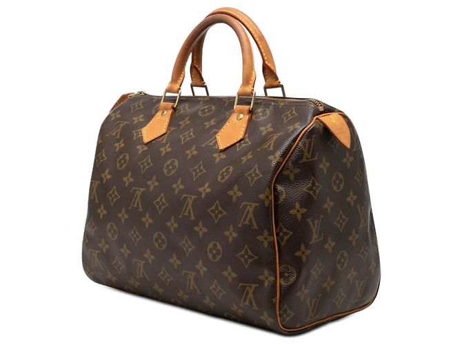 Borsa Boston Louis Vuitton Monogram Speedy 30 marrone - vista 2