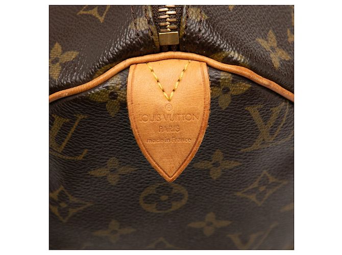 Borsa Boston Louis Vuitton Monogram Speedy 30 marrone - vista 5