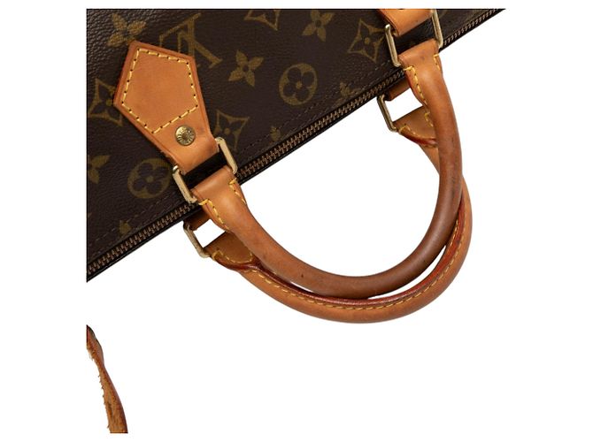 Borsa Boston Louis Vuitton Monogram Speedy 30 marrone - vista 6