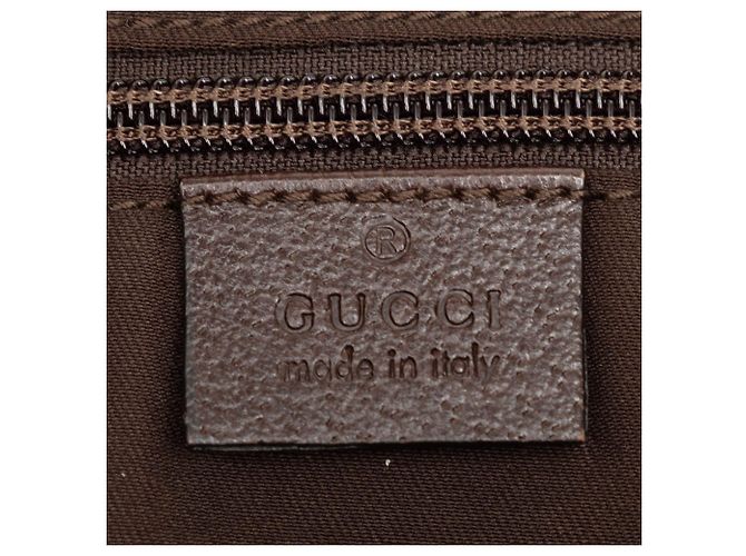 Borsa a tracolla Gucci GG Canvas Web beige - vista 5