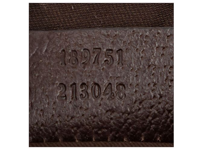 Borsa a tracolla Gucci GG Canvas Web beige - vista 6