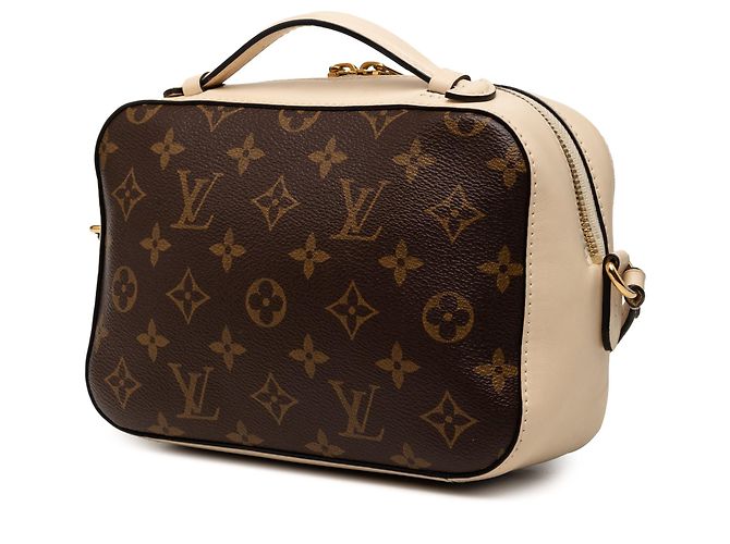 Borsa a tracolla Louis Vuitton Monogram Saintonge marrone - vista 2