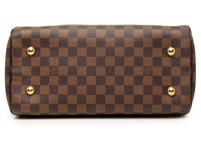 Borsa Louis Vuitton Damier Ebene Duomo marrone - vista 3