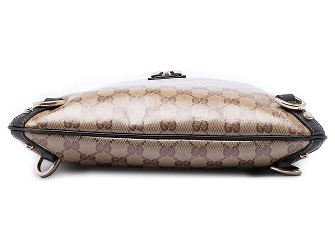 Borsa a tracolla Gucci GG Crystal Abbey D Ring Beige - vista 3