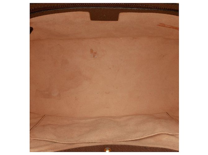 Borsa Gucci Medium Calfskin Linea Totem marrone - vista 4