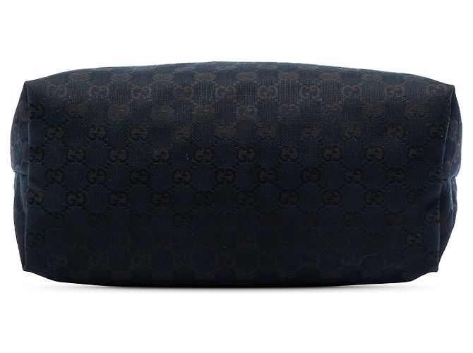 Borsa a tracolla Gucci GG Canvas Web blu - vista 3