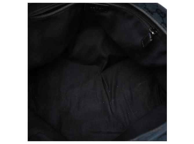 Borsa a tracolla Gucci GG Canvas Web blu - vista 4