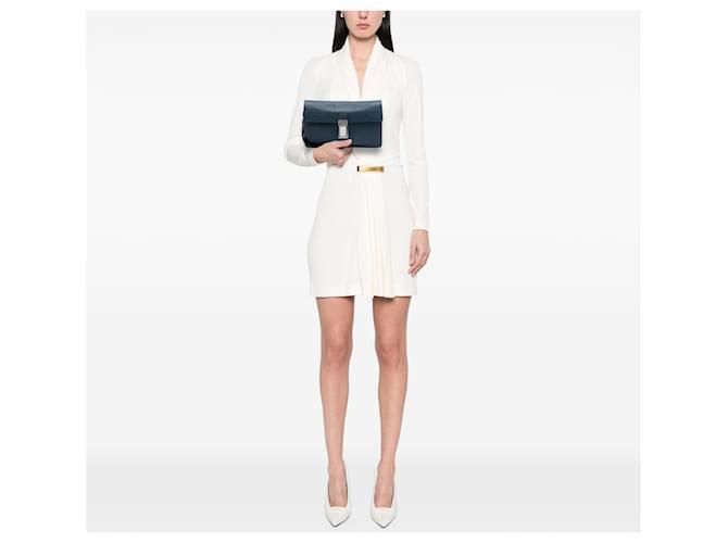 Clutch Prada Vitello Daino blu - vista 6