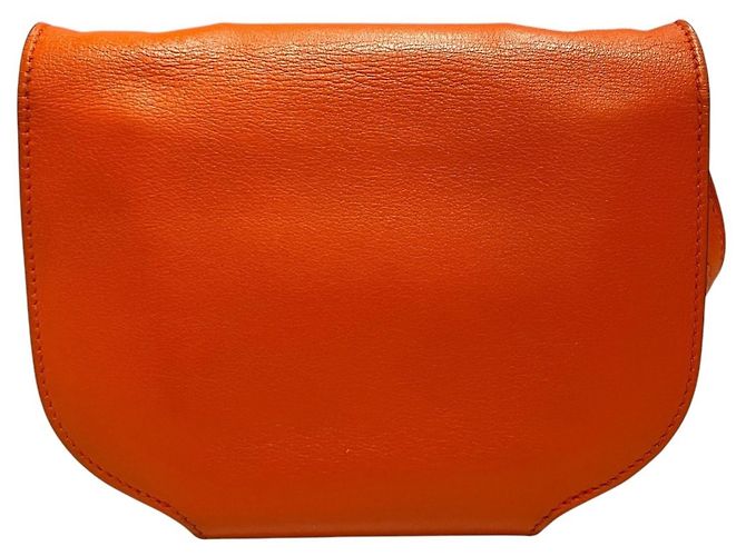 Hermès Borsa a tracolla Hermes Mini Convoyeur Evercolor Arancione - vista 2