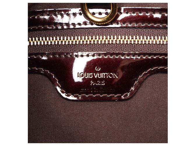 Borsa Louis Vuitton Monogram Vernis Wilshire PM viola Porpora - vista 5