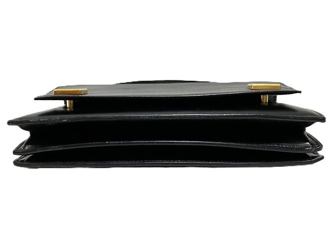 Hermès Borsa Hermes Piano in pelle Box Calf nera Nero - vista 3