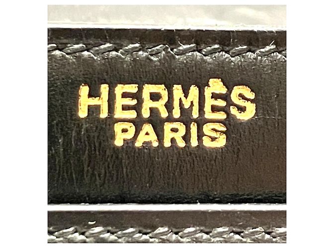 Hermès Borsa Hermes Piano in pelle Box Calf nera Nero - vista 4