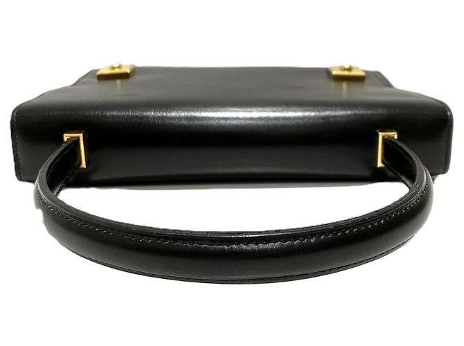 Hermès Borsa Hermes Piano in pelle Box Calf nera Nero - vista 7