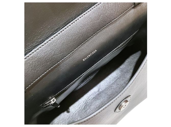 Balenciaga Downtown Medium Schultertasche Schwarz - Ansicht 5