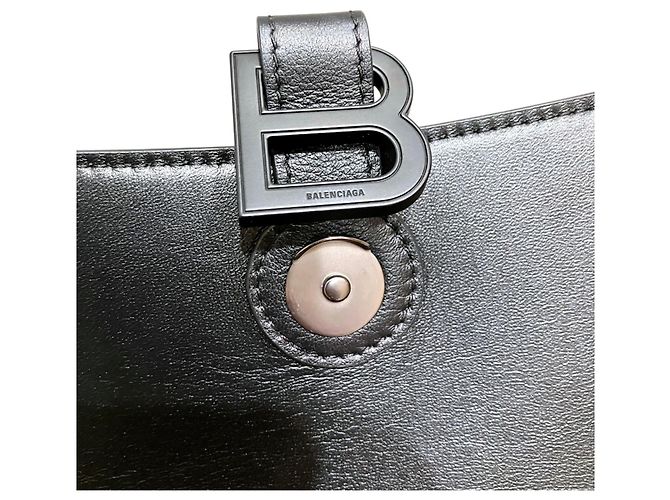 Balenciaga Downtown Medium Schultertasche Schwarz - Ansicht 8