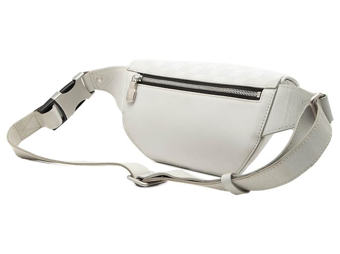 Borsa a tracolla Louis Vuitton Damier Infini Campus Bumbag bianca Bianco - vista 2