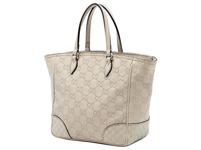 Borsa Gucci Small Guccissima Bree bianca Bianco - vista 2