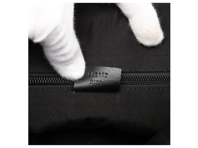 Borsa a tracolla Gucci GG Canvas nera Nero - vista 6