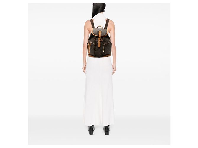 Brown Louis Vuitton Monogram Sac a Dos Bosphore - view 7