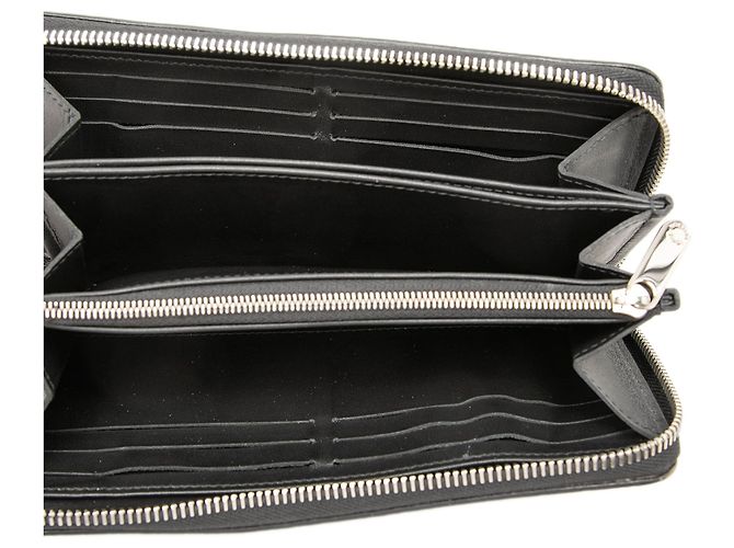 Louis Vuitton Monogram Mahina Zippy Long Wallet Schwarz - Ansicht 5