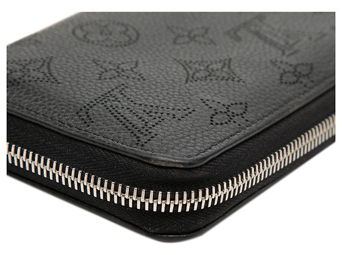 Louis Vuitton Monogram Mahina Zippy Long Wallet Schwarz - Ansicht 7