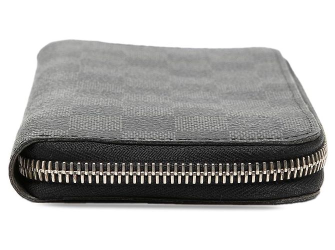 Portafoglio Zippy verticale in Damier Graphite nero Louis Vuitton - vista 3