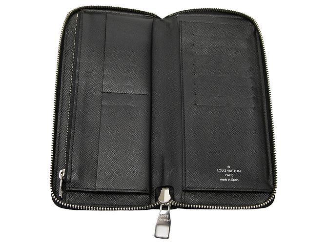 Portafoglio Zippy verticale in Damier Graphite nero Louis Vuitton - vista 4