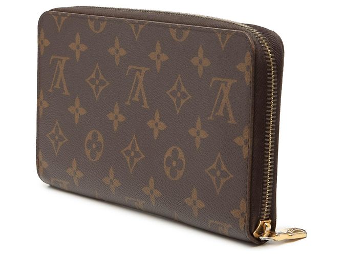 Brauner Louis Vuitton Monogram Zippy Organizer Geldbeutel Lange Geldbörsen - Ansicht 2