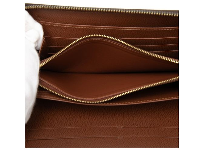 Brauner Louis Vuitton Monogram Zippy Organizer Geldbeutel Lange Geldbörsen - Ansicht 5