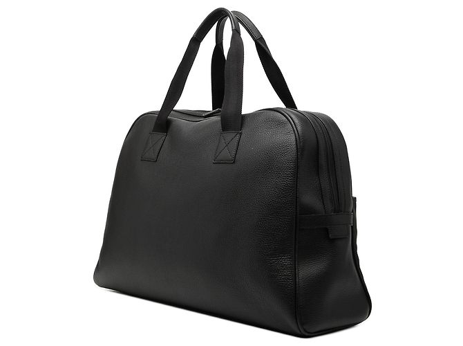Borsa da viaggio in pelle Gucci Web nera Nero - vista 2