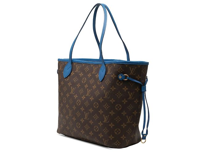 Borsa Tote Blue Louis Vuitton Monogram Ikat Neverfull MM - vista 2