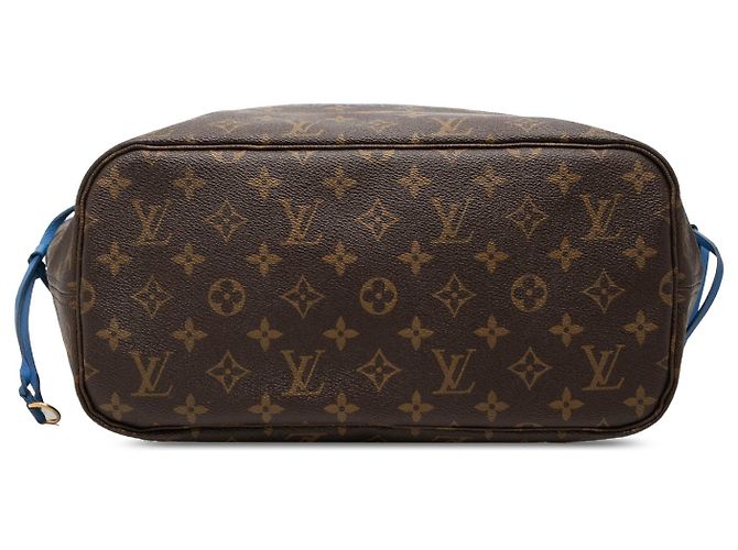 Borsa Tote Blue Louis Vuitton Monogram Ikat Neverfull MM - vista 3