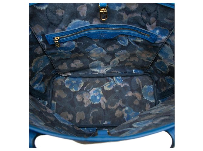 Borsa Tote Blue Louis Vuitton Monogram Ikat Neverfull MM - vista 4