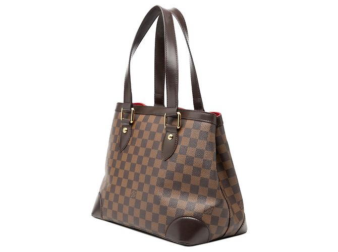 Borsa Tote Louis Vuitton Damier Ebene Hampstead PM marrone - vista 2