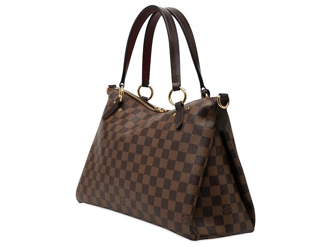 Borsa Louis Vuitton Damier Ebene Lymington marrone - vista 2