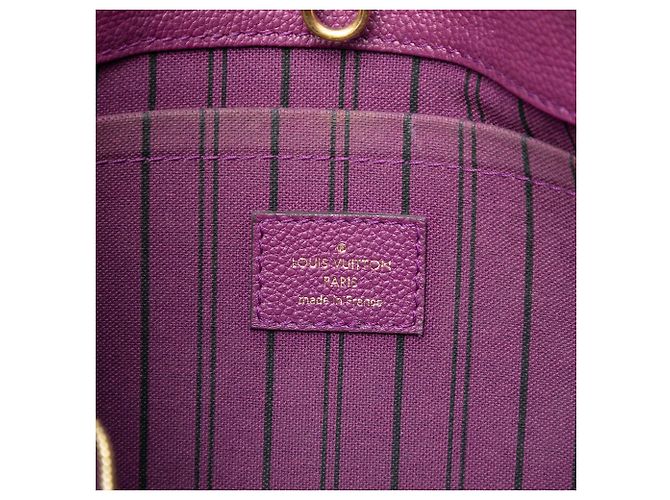 Bolsa Louis Vuitton Monogram Empreinte Montaigne MM roxa Roxo - vista 5