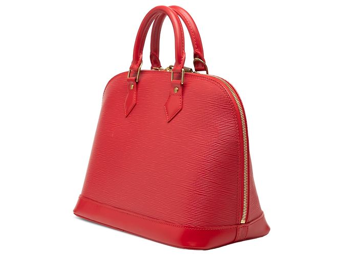 Borsa Louis Vuitton Epi Alma PM Rossa Rosso - vista 2