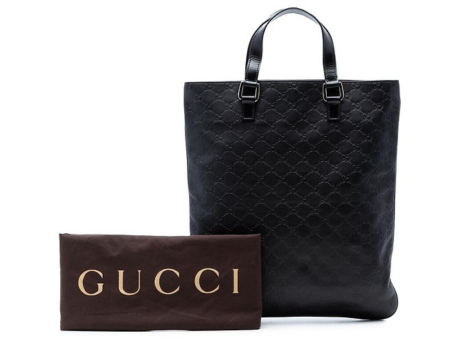 Tote Gucci Guccissima nero - vista 8