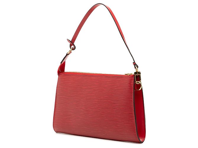 Borsa a tracolla Louis Vuitton Epi Pochette Accessoires rossa Rosso - vista 2