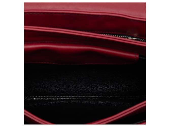 Borsa a tracolla Prada Soft Calf Chain Rossa Rosso - vista 4
